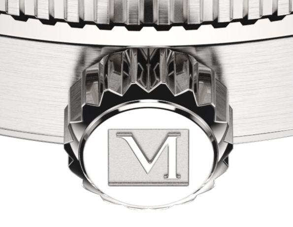 Signature MADE Crown The crown is finished with a subtle engraved MADE mark. It is a small detail, but an important one. A reminder that every time you set the watch, you are setting an intention: to keep moving, keep building, and keep becoming. Signature MADE Crown The crown is finished with a subtle engraved MADE mark. It is a small detail, but an important one. A reminder that every time you set the watch, you are setting an intention: to keep moving, keep building, and keep becoming.